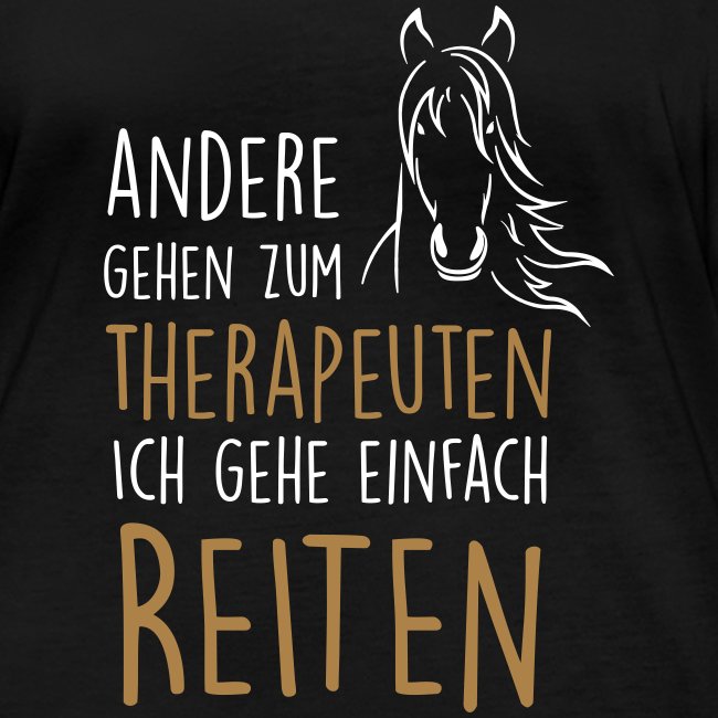 Vorschau: Therapeut Pferd - Stanley/Stella Frauen Bio-Langarmshirt