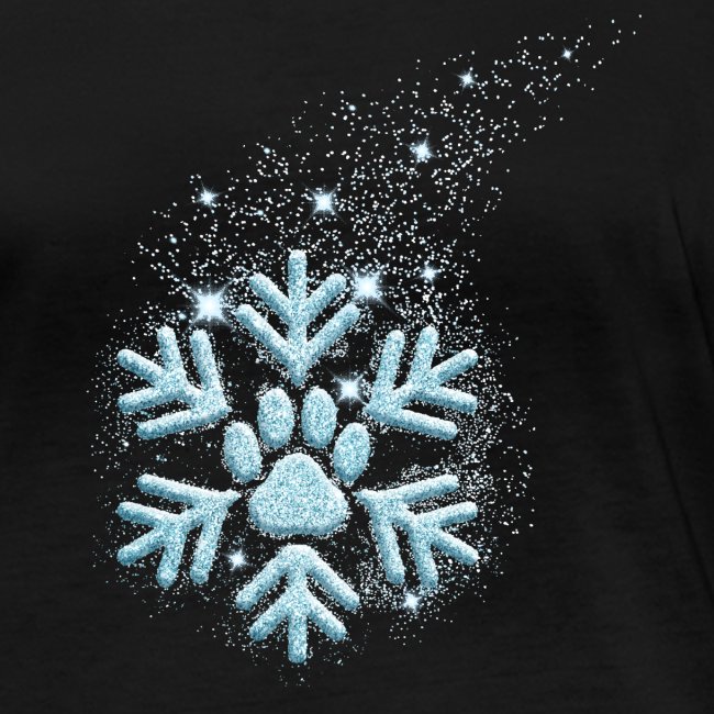 Vorschau: dog paw snowflake - Frauen Bio-Langarmshirt von Stanley & Stella