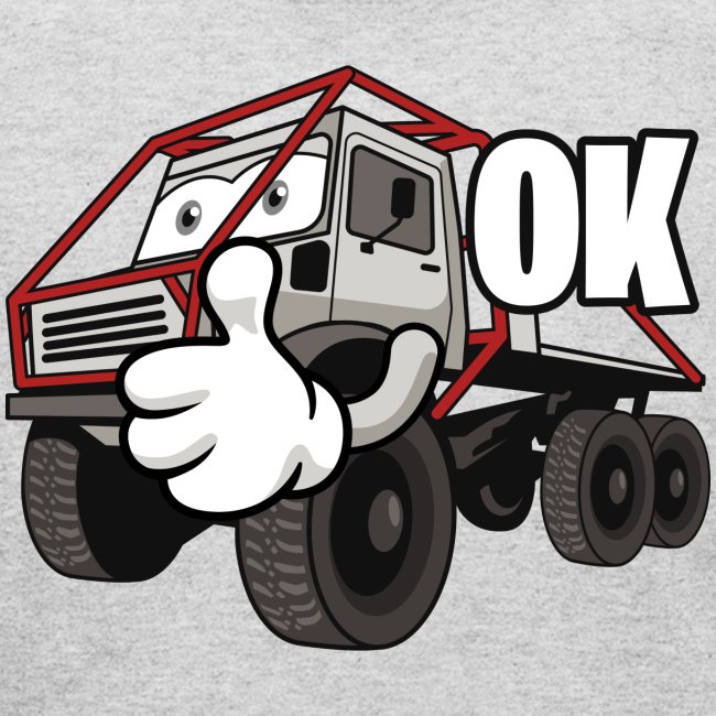 UNIMOG 406 6x6 als Daumen hoch TRAIL Truck Emoji.