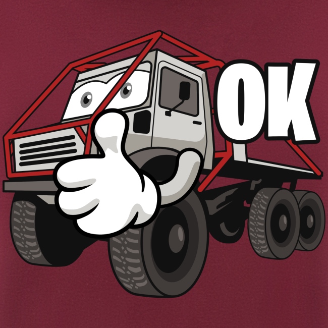 UNIMOG 406 6x6 als Daumen hoch TRAIL Truck Emoji.