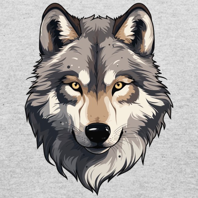 Wolf - Wolfskopf Motiv