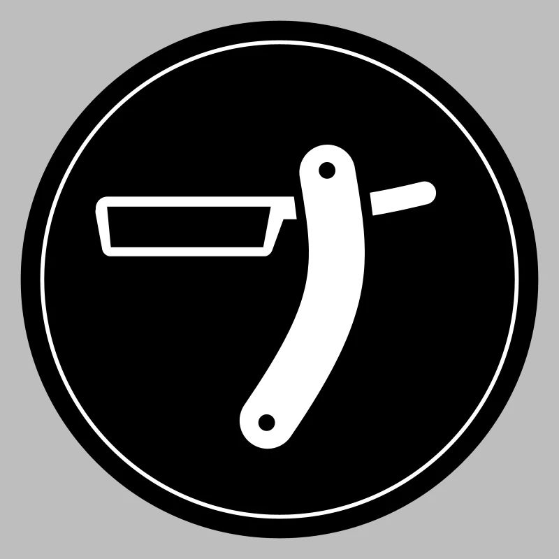 Shaving Barber Circle