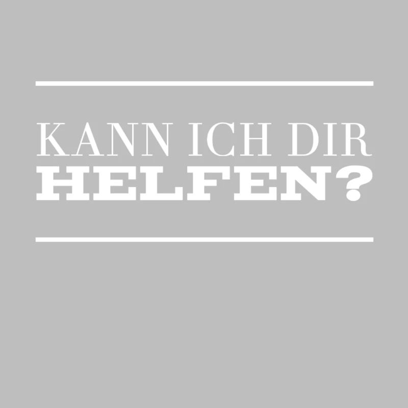 ich bin ein Helfer