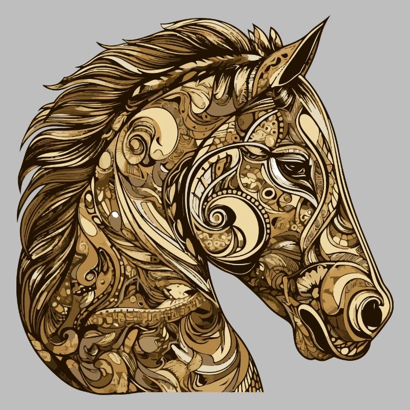Pferd Kopf Tier