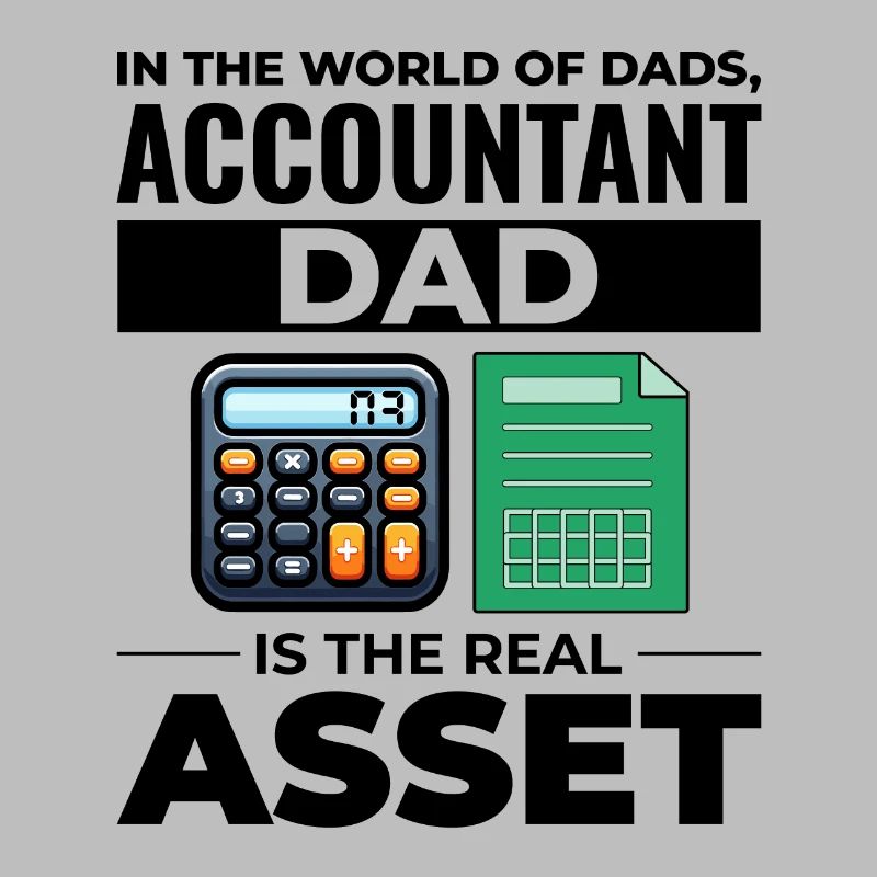 Comptable Papa Comptabilité Finance Financier Drôle
