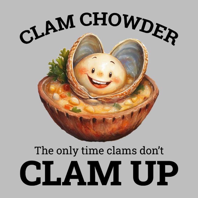 Clam Chowder Shellfish Hilarious Seafood Soup