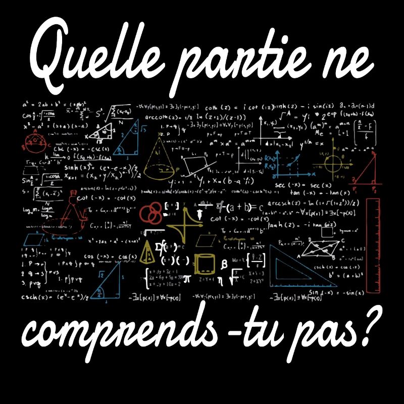 Prof de maths idée cadeau enseignant mathématique