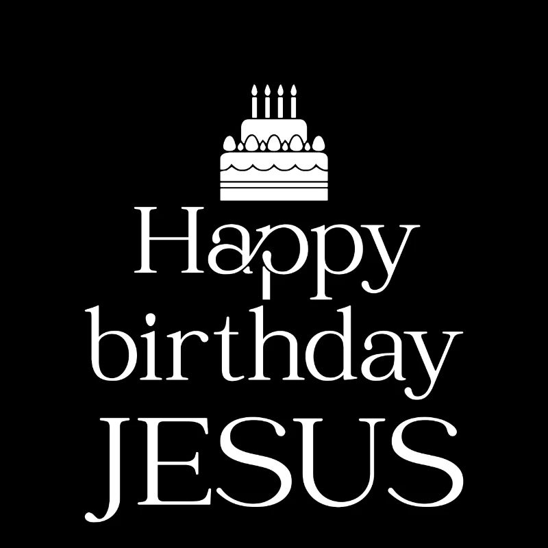 Conception chrétienne de Noël Joyeux anniversaire Jésus