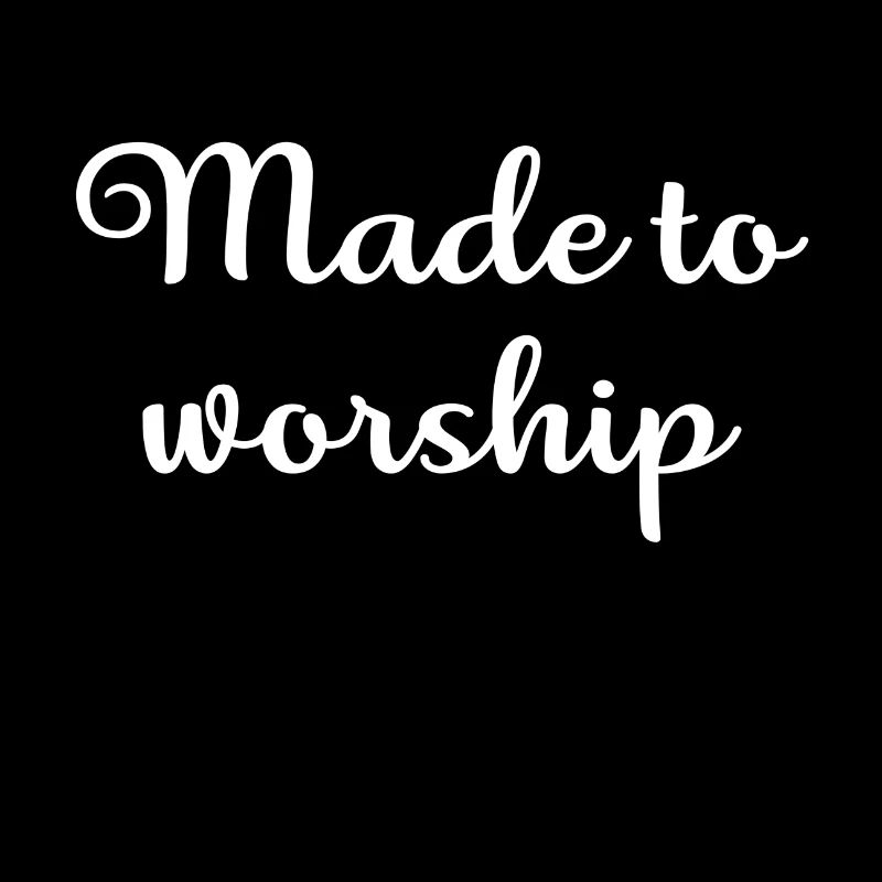 Conception chrétienne faite pour adorer