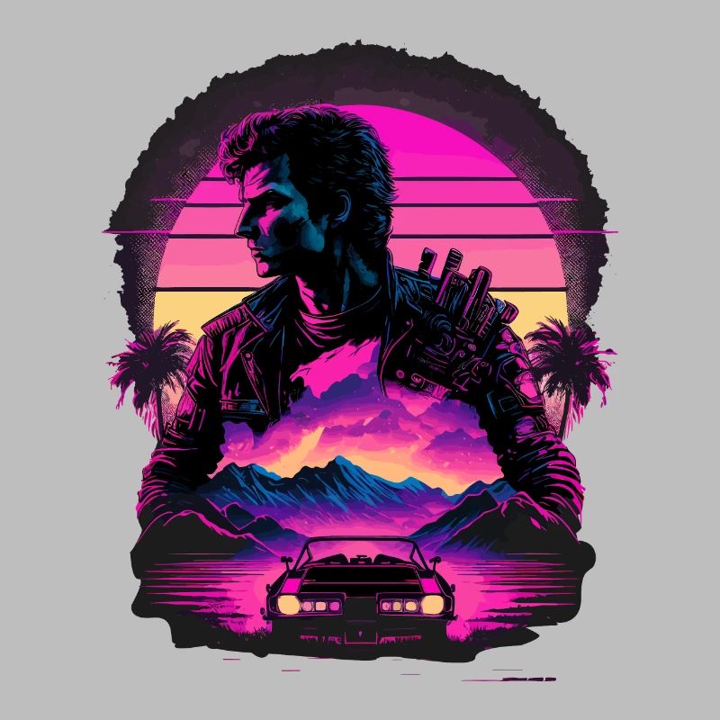 Synthwave-Kunst