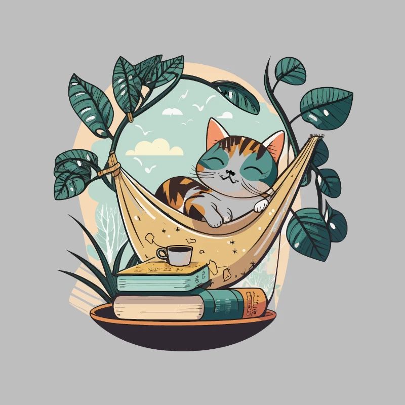 Cat Book Lover