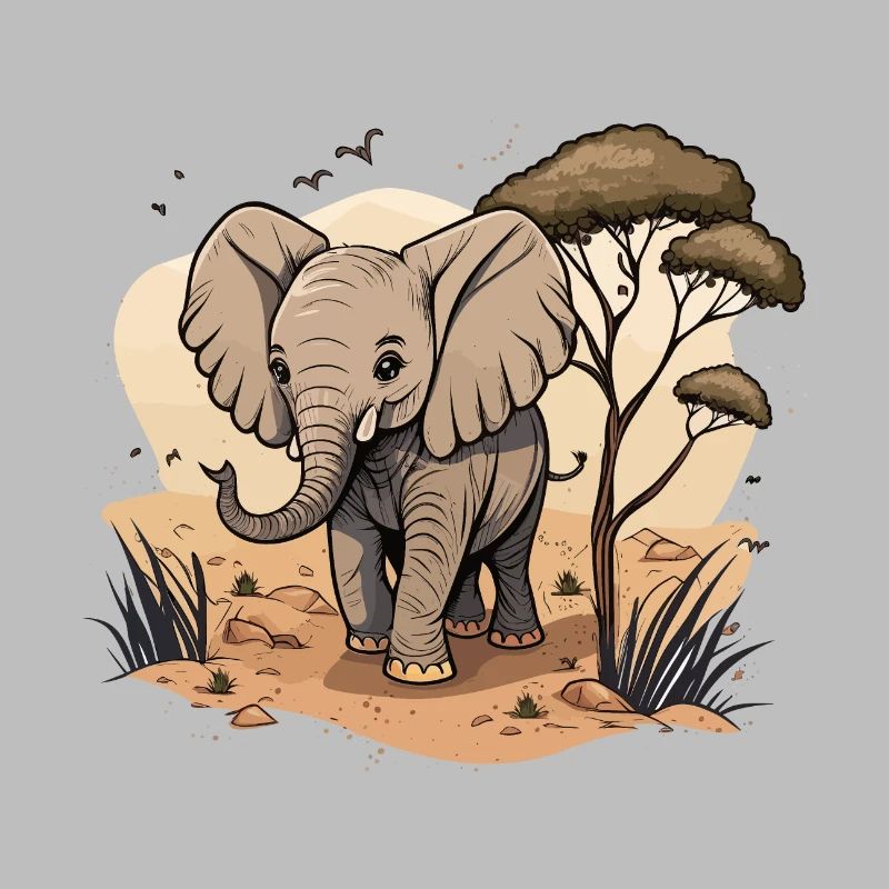 Géant de la savane
