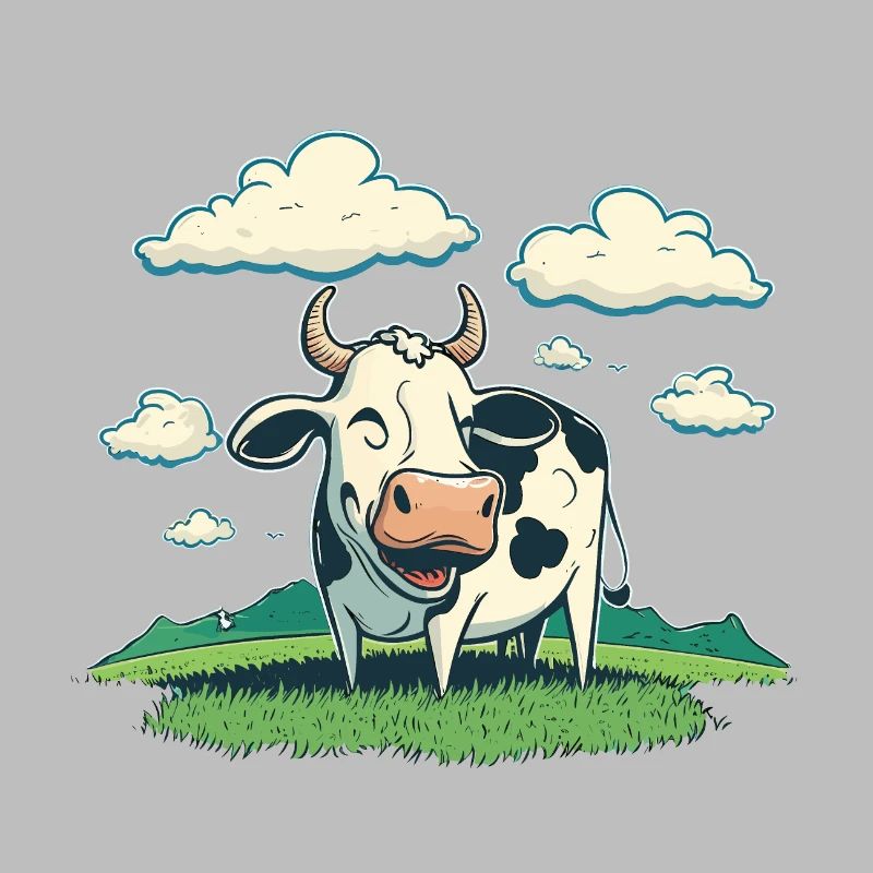 Vache satisfaite