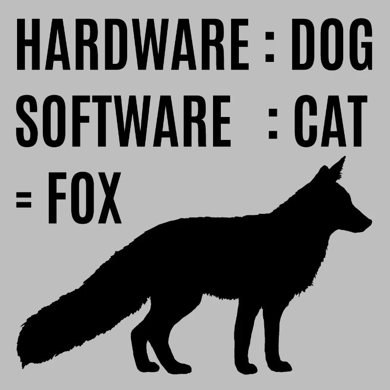 Fox hardware dog software cat