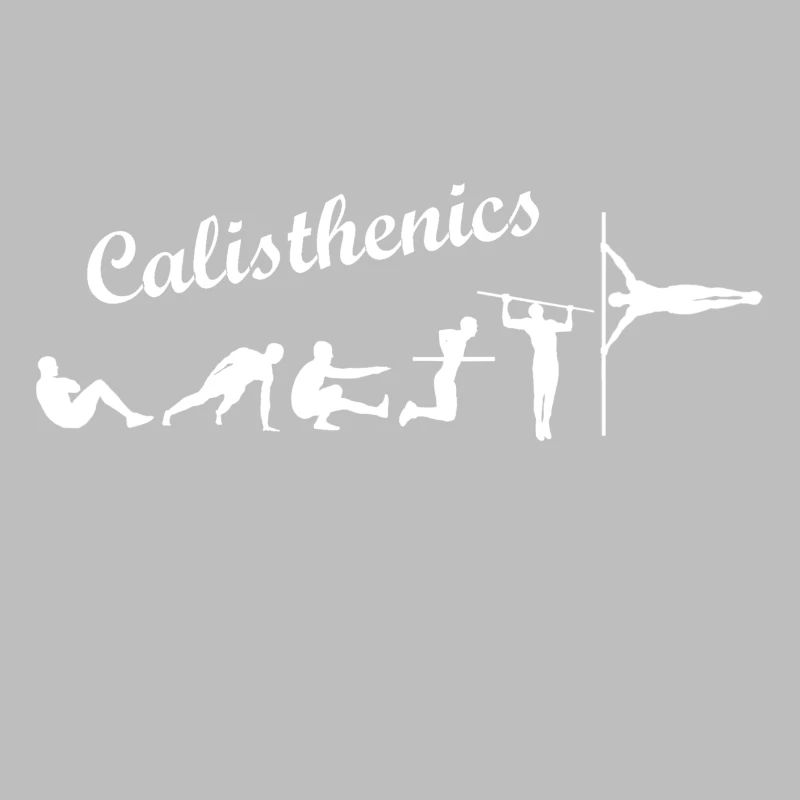 Calisthenics Shirt Evolution lettrage