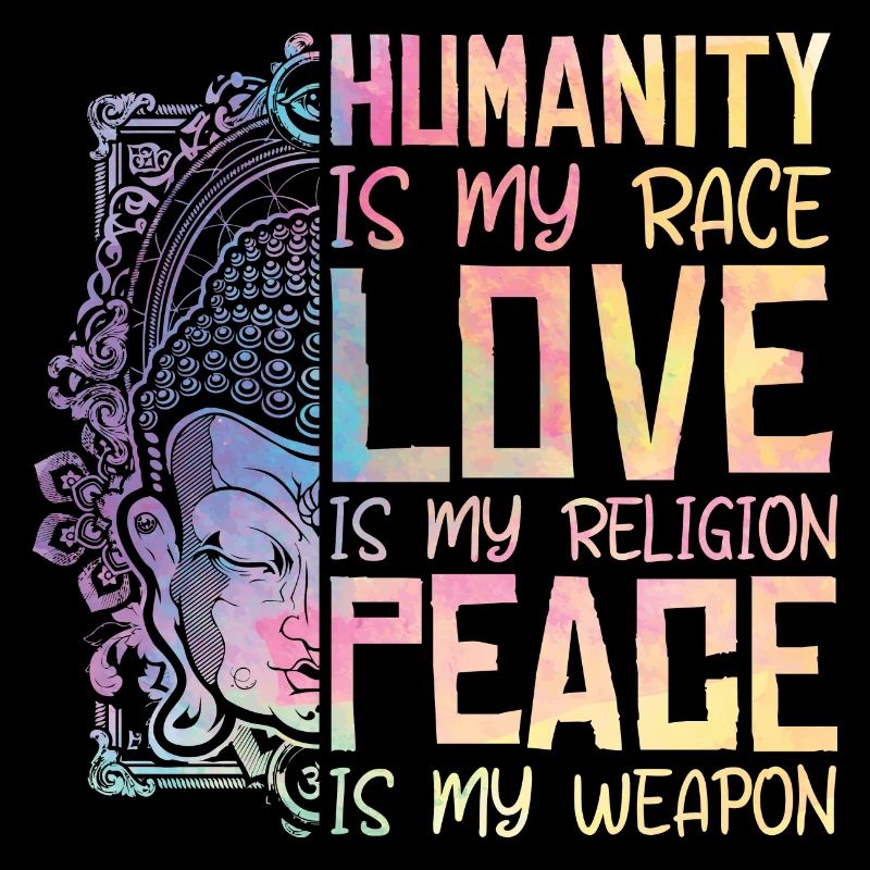 Religion Menschlichkeit Liebe Frieden Cooles