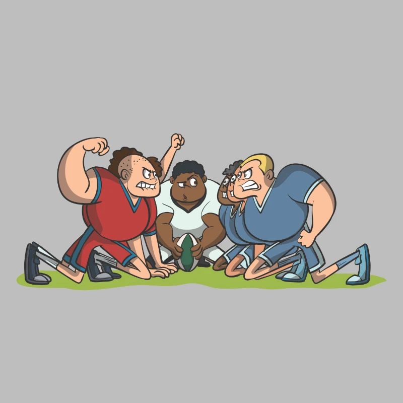 Rugby Scrum Geschenk Idee