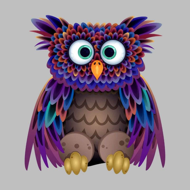 Die bunte Eule