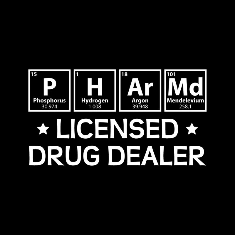Pharm.D. Revendeur de drogue autorisé Elements chimiques