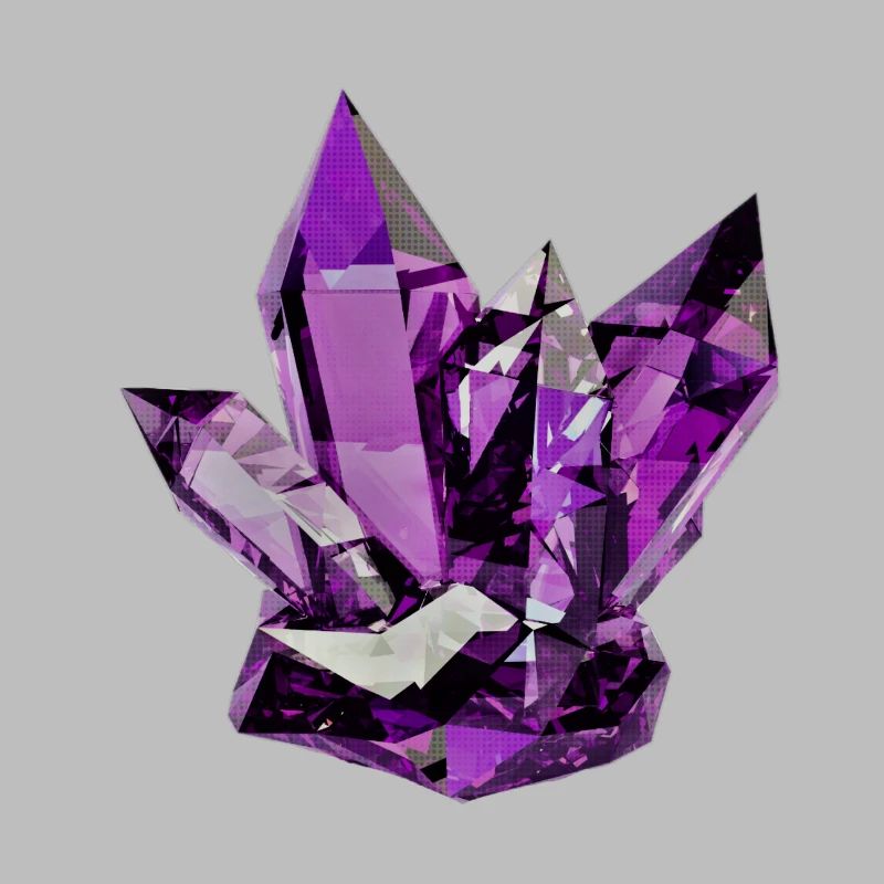 Purple geode