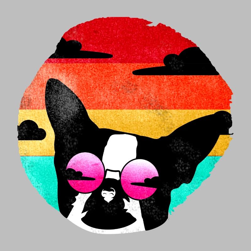 Retro Pit Bull graphic gift