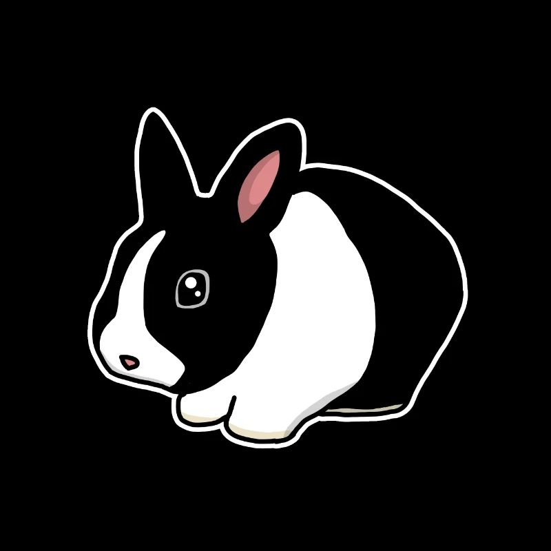 Dwarf rabbit, rabbit, cute, comic