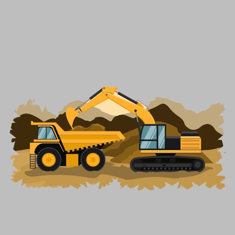 Bagger Kipper Geschenk Geschenkidee