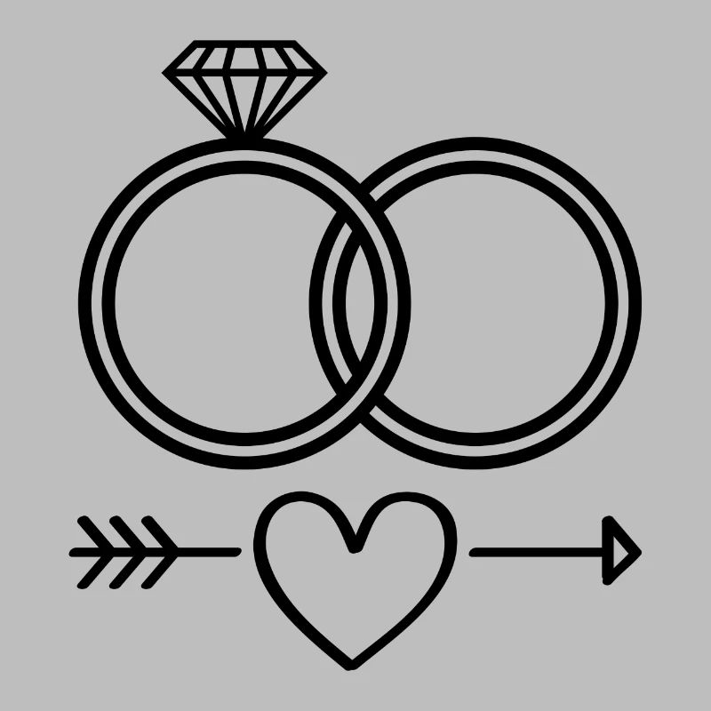 Eheringe Symbol Icon Ringe Hochzeit