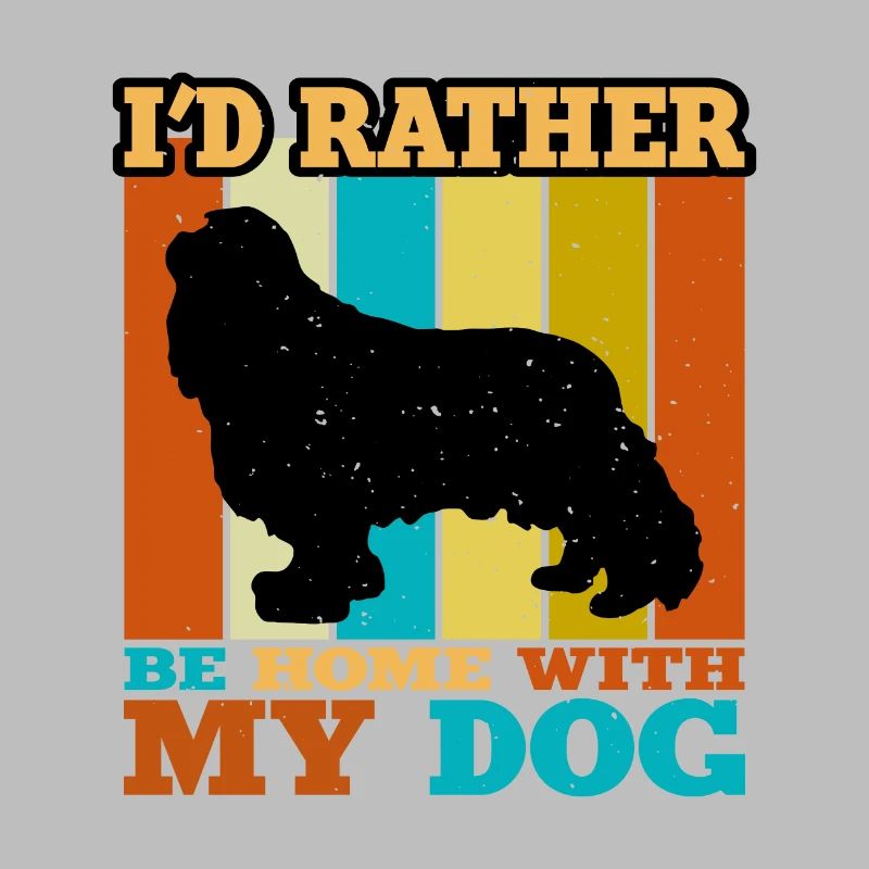 Cavalier King Charles Spaniel Dog Silhouette