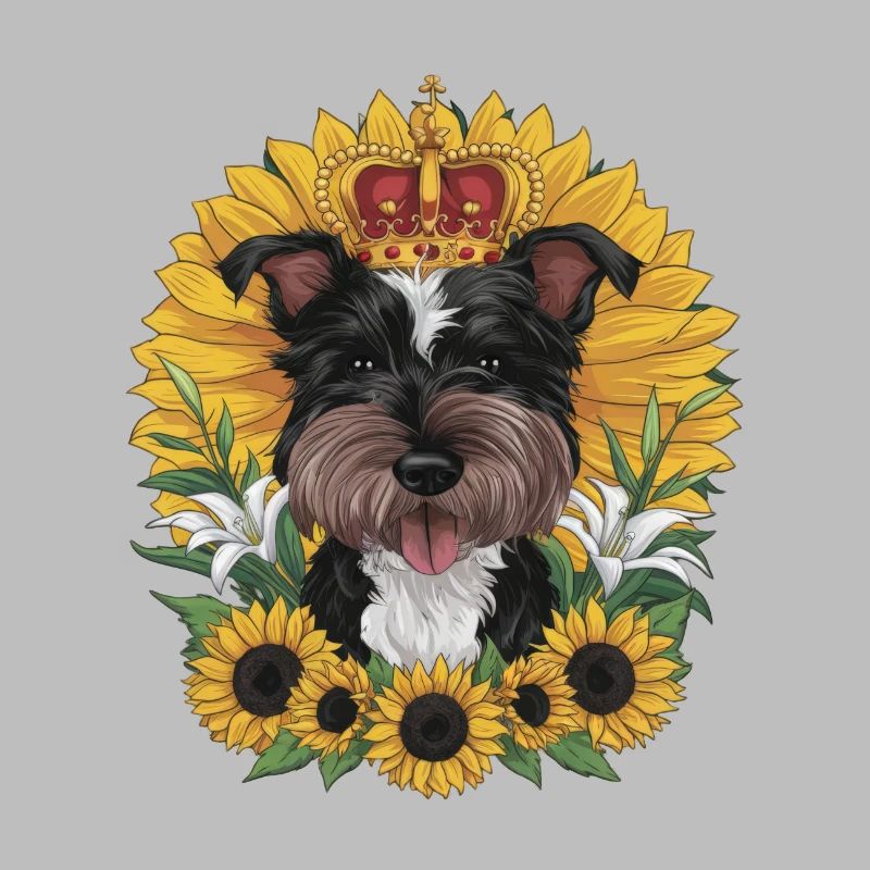 Conception de dessin animé mignon avec Norfolk Terrier