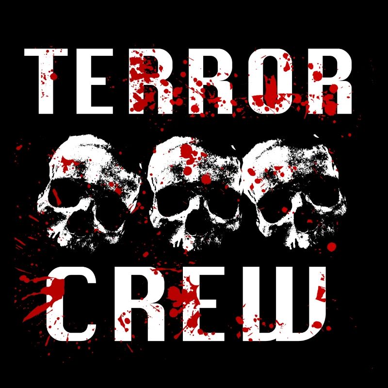 Terror Crew Speedcore Gabber Skull Blood