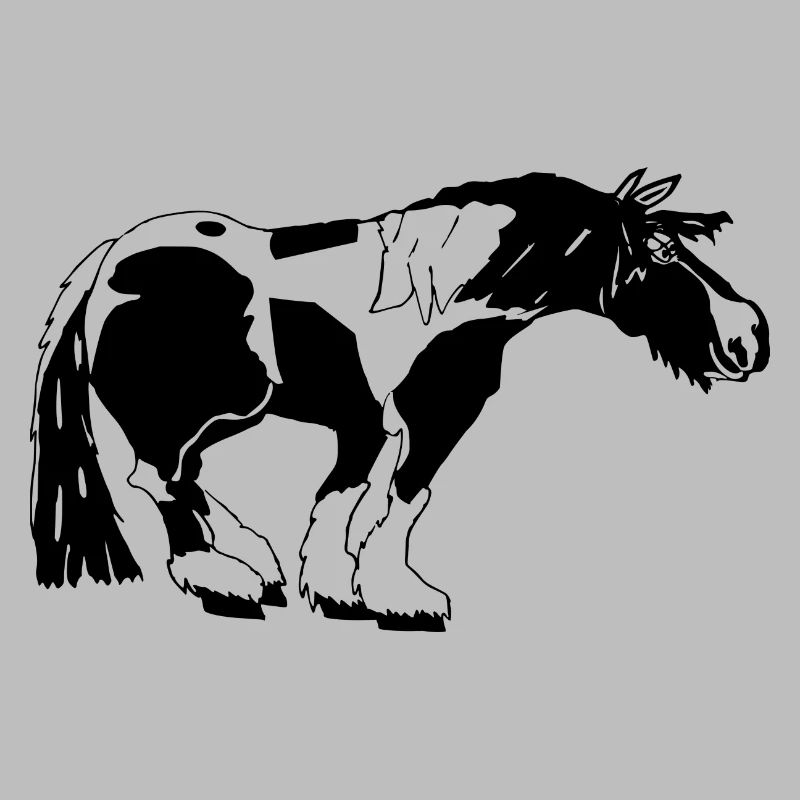 witziger Tinker , Tinker Schecke, Tinker reiten