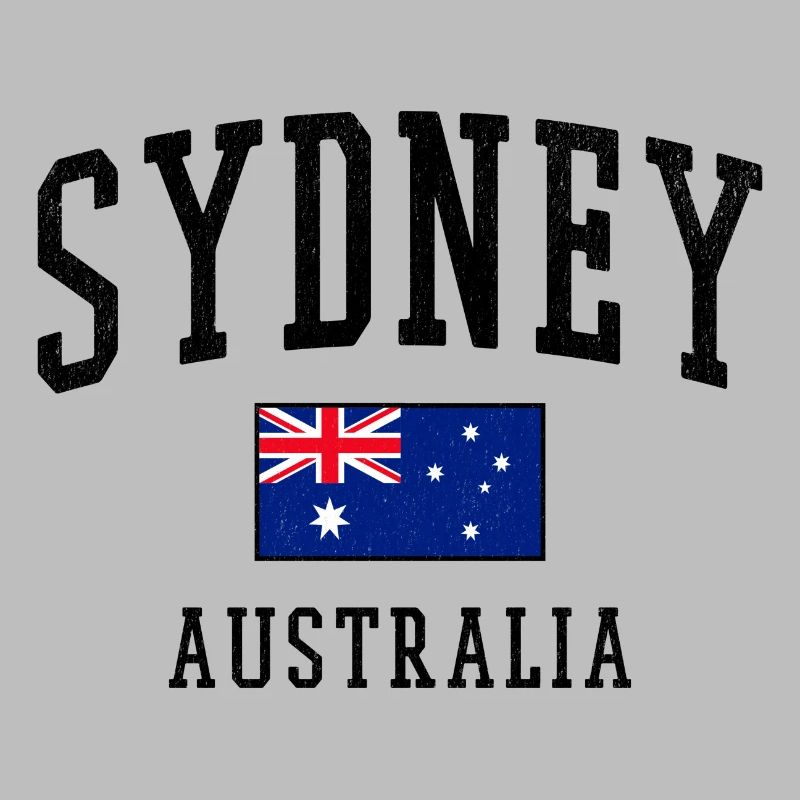 Sydney Australie Drapeau Conception des villes