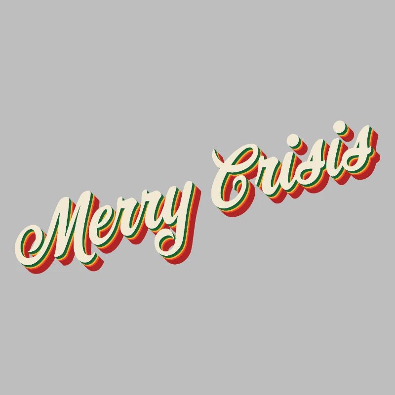 Conception de Noël Merry Crisis