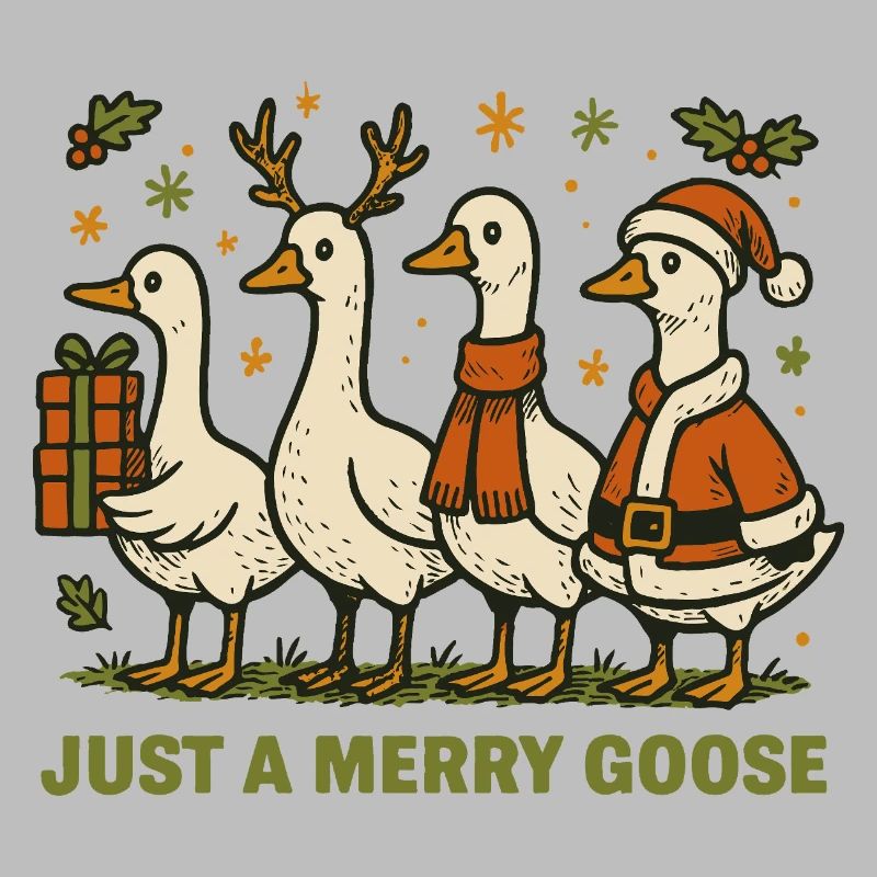 Noël juste une oie joyeuse Vacances Fun