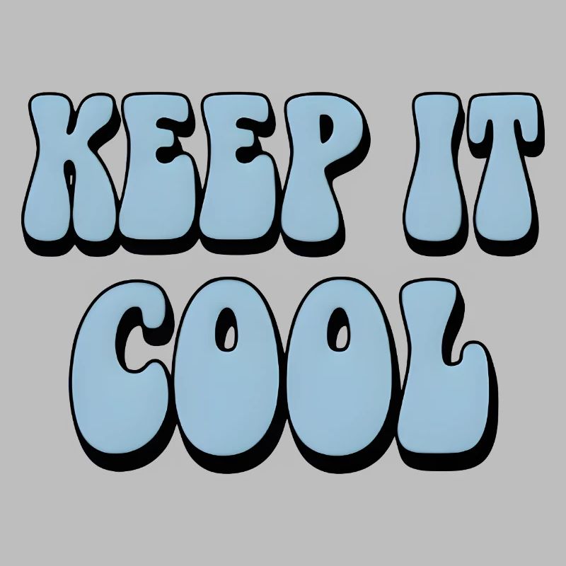 Keep It Cool Bubble Text