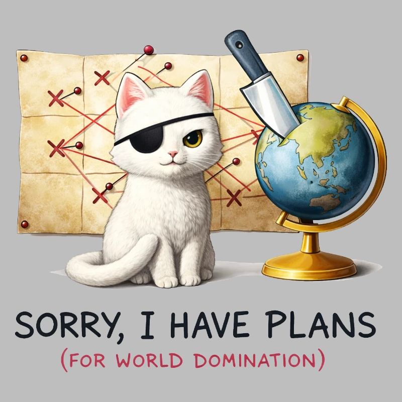 Evil Cat World Domination Plans
