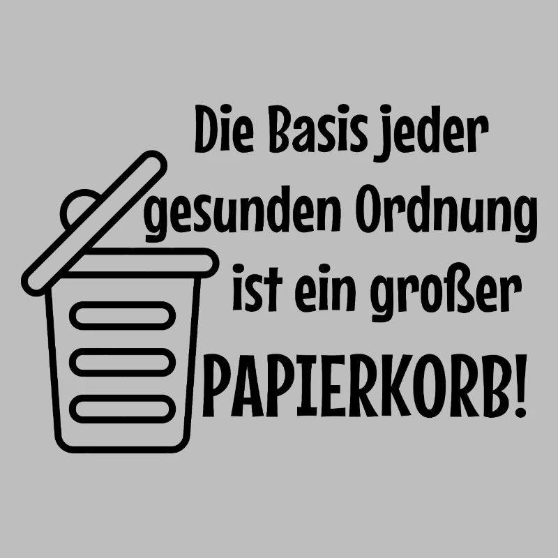 Basic Order: Large Wastepaper Bin Witzer Saying Office