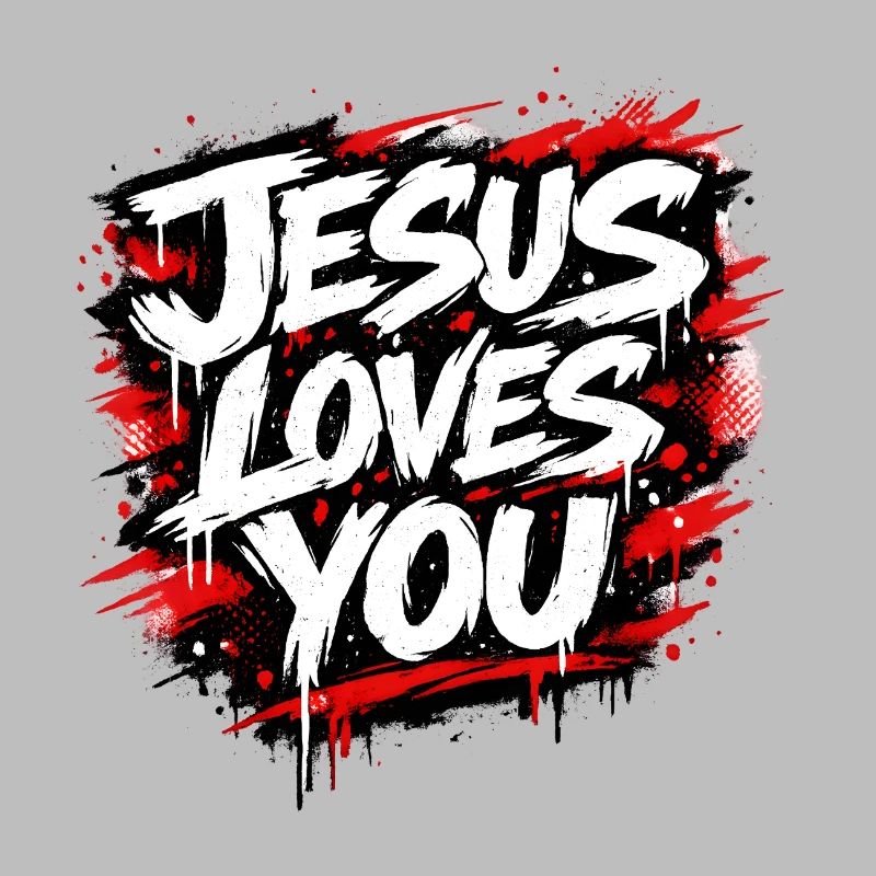 Déclaration de graffiti Jésus t’aime
