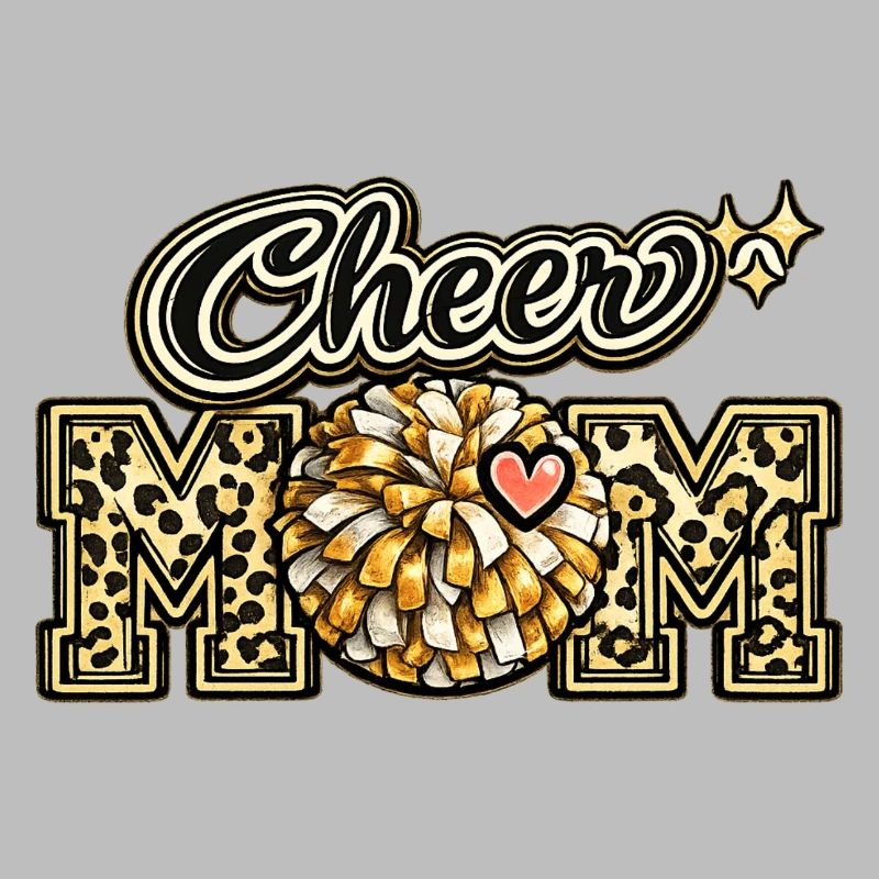 Cheer Mom Leopard Shirt – Muttertagsgeschenk