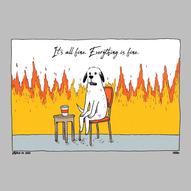 Chien dans le Chaos Fire