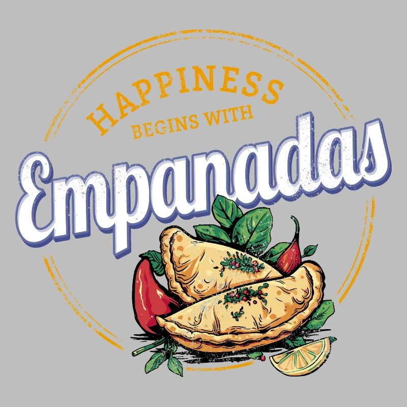 Empanada Snack Vintage Spanien Retro Teigtaschen