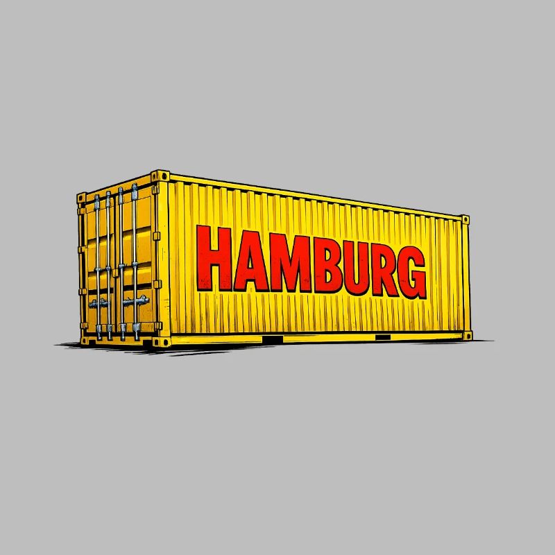Hamburg Gelber Container Design