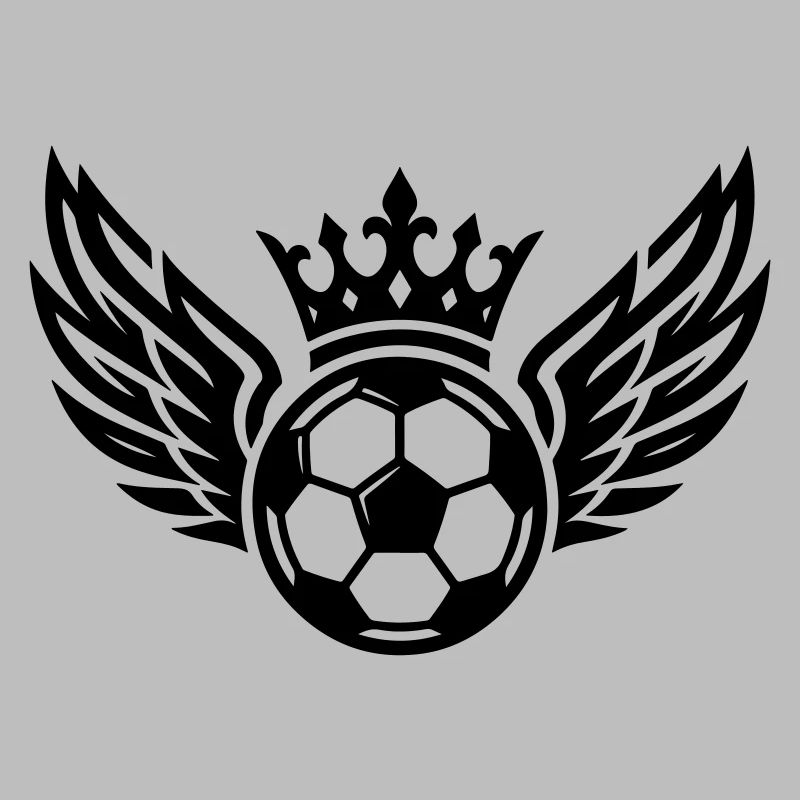 Fussball Wappen Krone Symbol