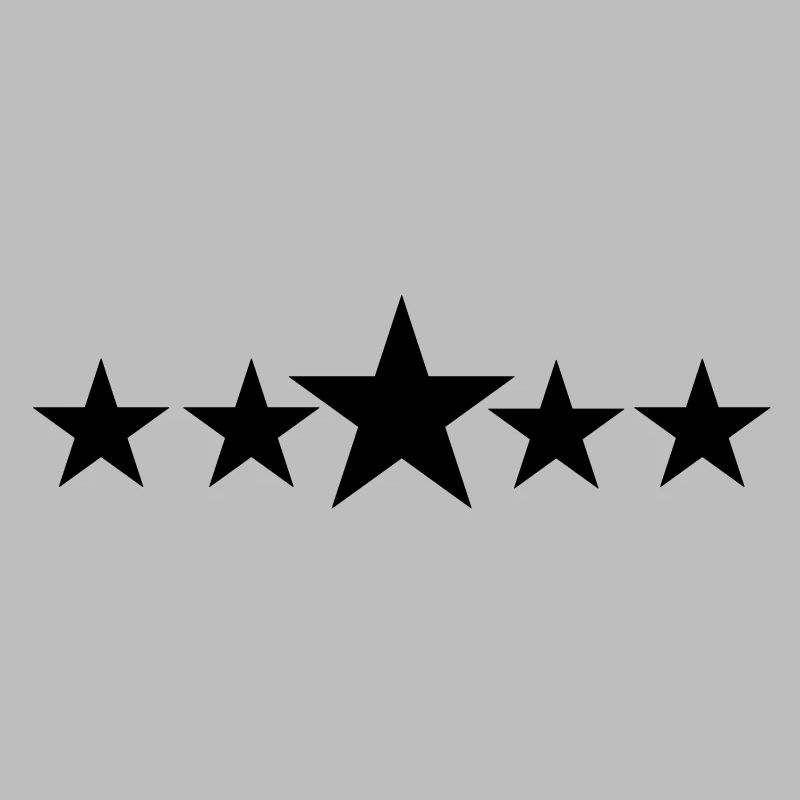 Five solid stars