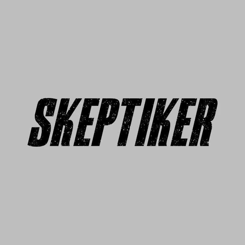 Skeptiker Statement Design Geschenkidee