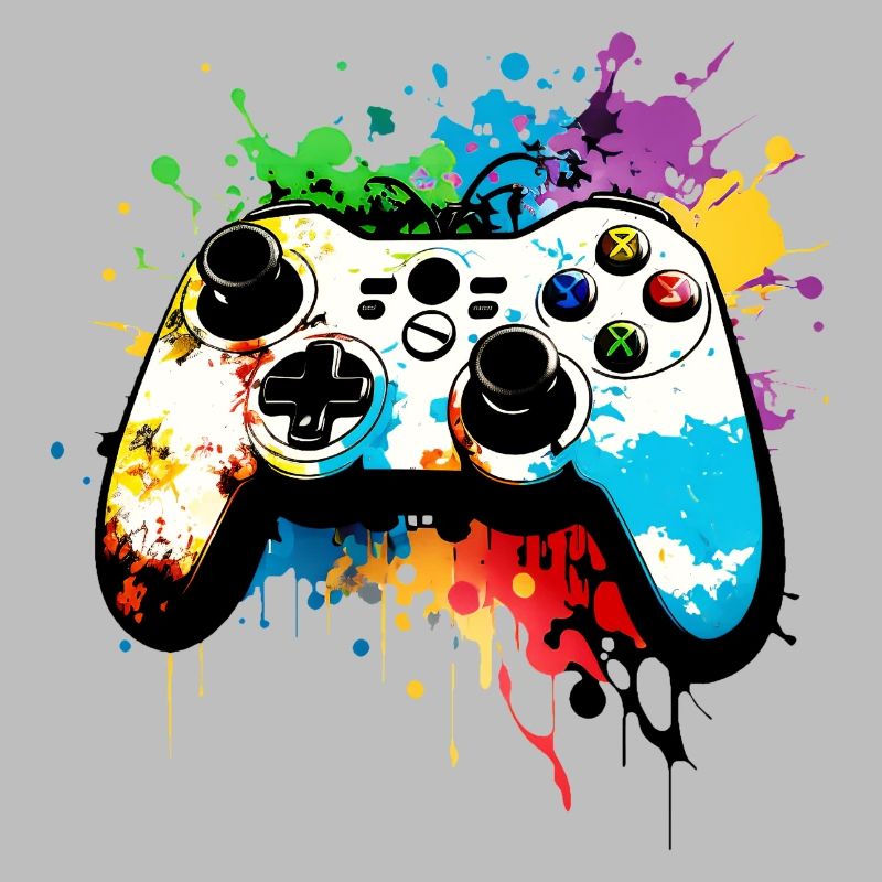 Gaming Controller Graffiti Computer Spiele Gamer