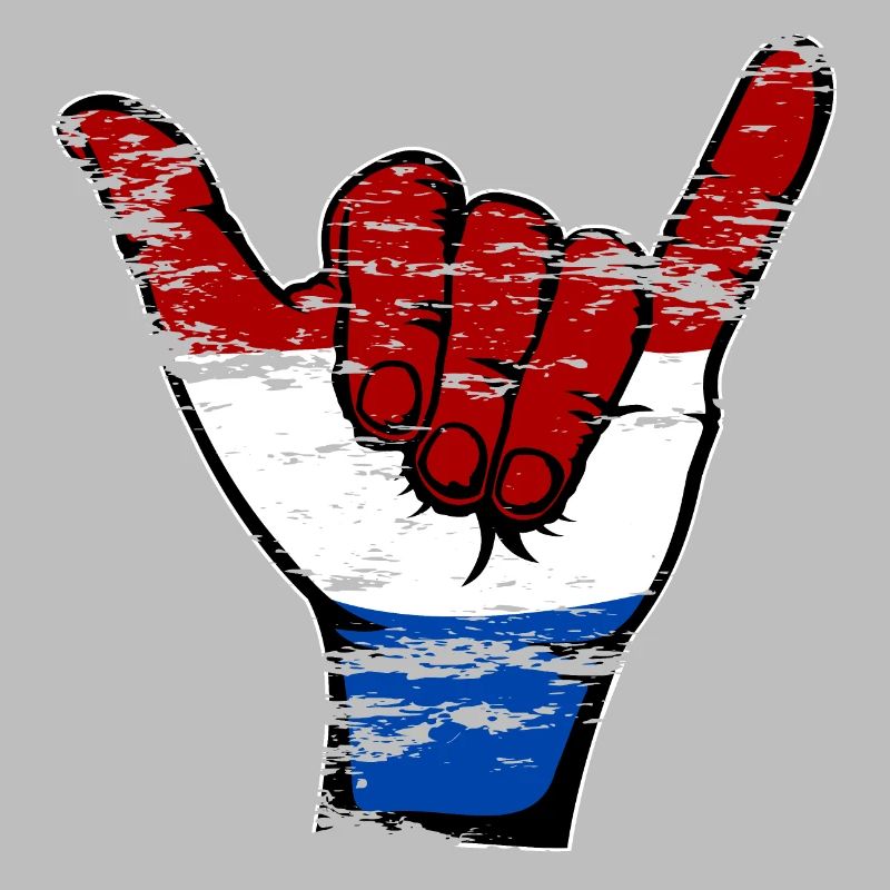 Drapeau de la Hollande Symbole de surf utilisé