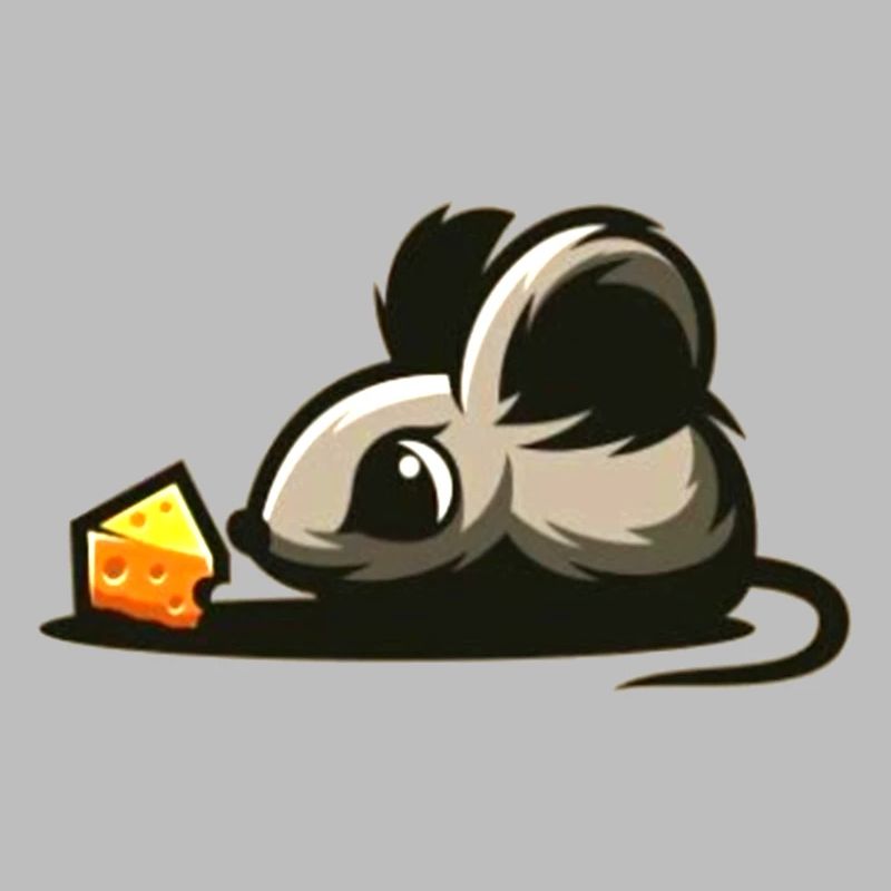 Souris de bébé avec fromage