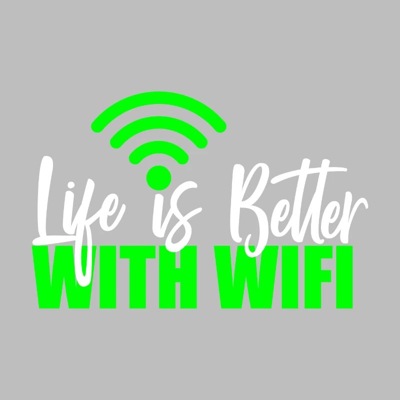 Wlan Wifi Informatiker Programmierer Geek Geschenk
